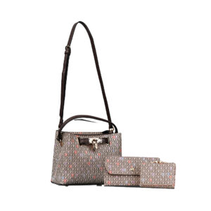 حقيبة بمحفظتين بتصميم ايطالي