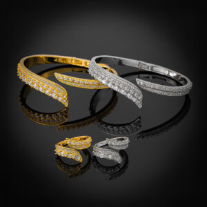 طقم جناح ملكي من الزيركون الايطالي